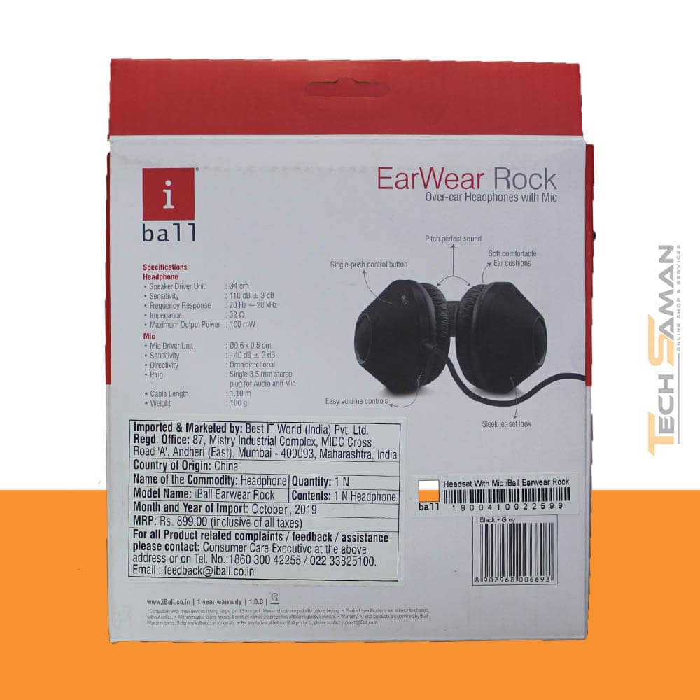 iBall EarWear Rock, Pitch Perfect Sound 
